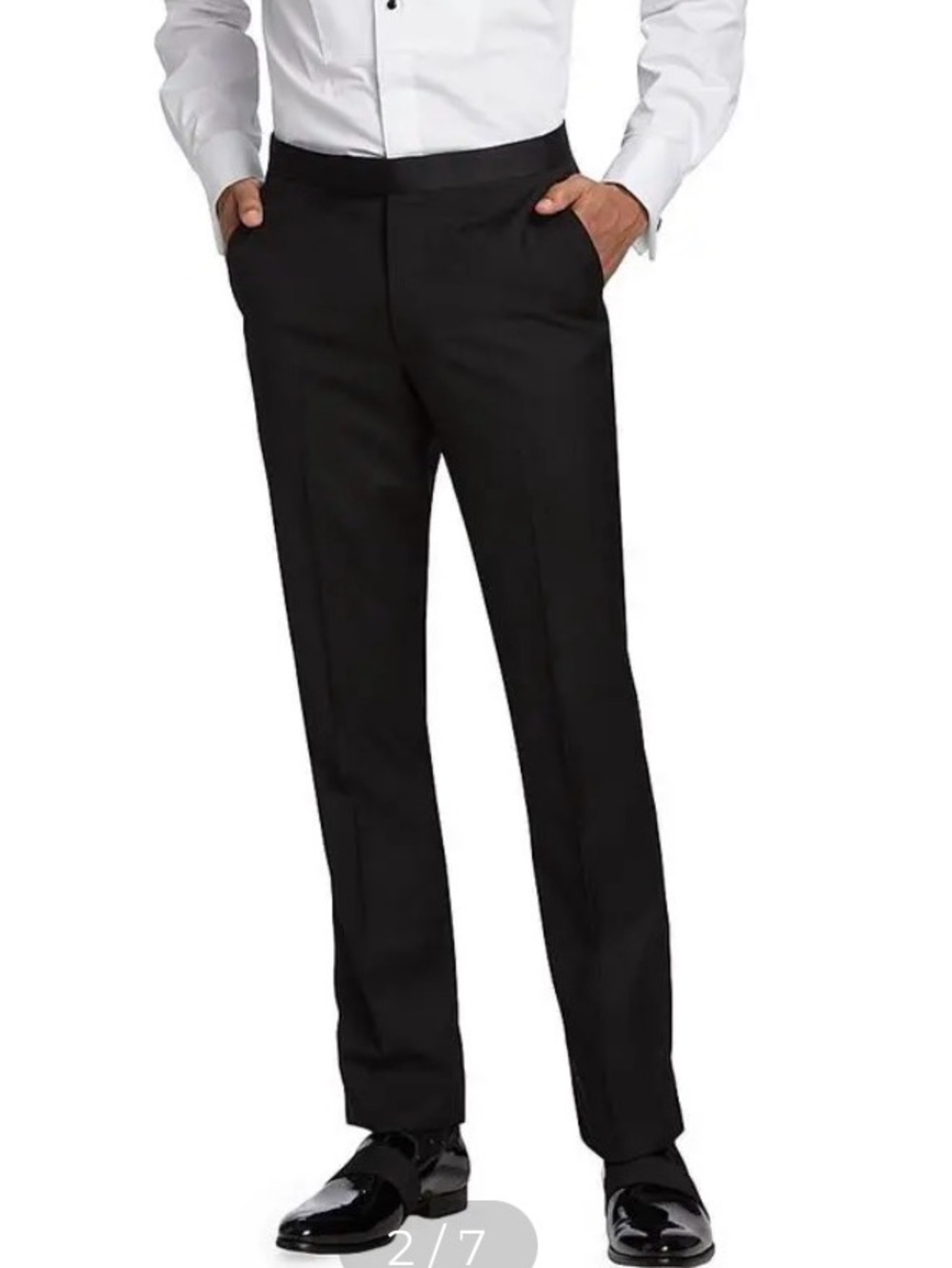 Saks Fifth Avenue Black Formal Dress Trousers